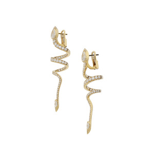 B10188 W Y Orecchini Serpente In Oro Giallo E Diamanti Bianchi2 1
